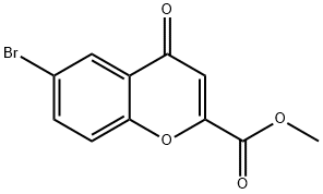 METHYL 6-BROMO-4-OXO-4H-CHROMENE-2-CARBOXYLATE Struktur