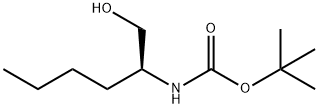 (S)-tert-butyl 1-hydroxyhexan-2-ylcarbaMate Struktur