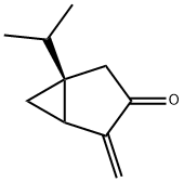 Bicyclo[3.1.0]hexan-3-one, 4-methylene-1-(1-methylethyl)-, (1R)- (9CI) Struktur