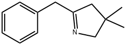 5-Benzyl-3,4-dihydro-3,3-dimethyl-2H-pyrrole Struktur