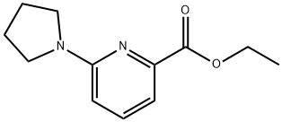 Ethyl 6-(1-Pyrrolidyl)pyridine-2-carboxylate Struktur