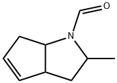 Cyclopenta[b]pyrrole-1(2H)-carboxaldehyde, 3,3a,6,6a-tetrahydro-2-methyl- (9CI) Struktur