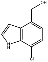 1H-Indole-4-Methanol, 7-chloro- Struktur