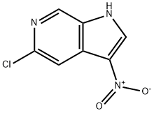 5-Chloro-3-nitro-6-azaindole Struktur