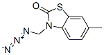 2(3H)-Benzothiazolone,  3-(azidomethyl)-6-methyl- Struktur