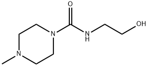 1-Piperazinecarboxamide,N-(2-hydroxyethyl)-4-methyl-(9CI) Struktur