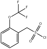 2-(Trifluoromethoxy)benzylsulphonyl chloride Struktur