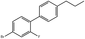 4-BROMO-2-FLUORO-4'-PROPYLBIPHENYL Struktur