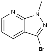 3-Bromo-1-methyl-1H-pyrazolo[3,4-b]pyridine Struktur