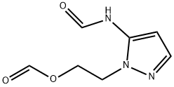 5-Formamide-1-(2-formyloxyethl)pyrazole Struktur