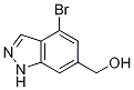 1H-Indazole-6-Methanol,4-broMo- Struktur