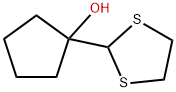 Cyclopentanol, 1-(1,3-dithiolan-2-yl)- (9CI) Struktur