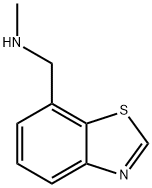 7-Benzothiazolemethanamine,N-methyl-(9CI) Struktur