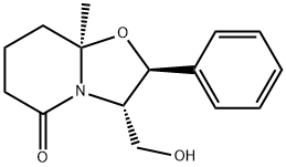 (2S,3S,8AR)-2-PHENYL-3-HYDROXYMETHYL-8A-METHYL BICYCLIC LACTAM Struktur