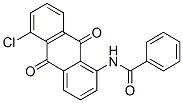 N-(5-chloro-9,10-dihydro-9,10-dioxo-1-anthryl)benzamide  Struktur