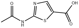 2-(acetylamino)-1,3-thiazole-5-carboxylic acid(SALTDATA: FREE) Struktur