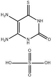 4,5-DIAMINO-2-HYDROXY-6-MERCAPTOPYRIMIDINE HEMISULFATE SALT Struktur