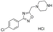 1-{[3-(4-CHLOROPHENYL)-1,2,4-OXADIAZOL-5-YL]METHYL}PIPERAZINE HYDROCHLORIDE Struktur