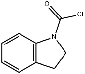 1H-Indole-1-carbonyl chloride, 2,3-dihydro- (9CI) Struktur