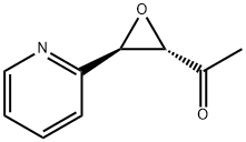 Ethanone, 1-[3-(2-pyridinyl)oxiranyl]-, trans- (9CI) Struktur