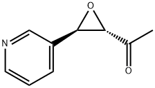 Ethanone, 1-[3-(3-pyridinyl)oxiranyl]-, trans- (9CI) Struktur