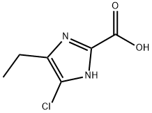 5-chloro-4-ethyl-1H-iMidazole-2-carboxylic acid Struktur