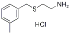 2-[(3-methylbenzyl)sulfanyl]ethylamine hydrochloride Struktur