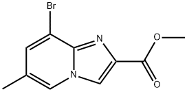 Methyl 8-BroMo-6-MethyliMidazo[1,2-a]pyridin-2-carboxylate Struktur