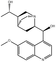 (9S,10S)-10,11-Dihydro-6'-methoxycinchonan-9,10-diol Struktur