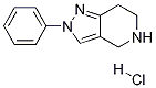 2-PHENYL-4,5,6,7-TETRAHYDRO-2H-PYRAZOO[4,3-C]PYRIDINE HYDROCHLORIDE Struktur