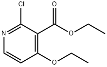 Ethyl 6-chloro-4-ethoxypyridin-3-carboxylate Struktur