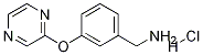 3-(PYRAZIN-2-YLOXY)-BENZYLAMINE HCL Struktur