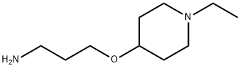 3-[(1-ethylpiperidin-4-yl)oxy]propan-1-amine(SALTDATA: FREE) Struktur