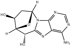 8,5'(S)-CYCLO-2'-DEOXYADENOSINE Struktur