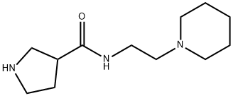 Pyrrolidine-3-carboxylic acid (2-piperidin-1-yl-ethyl)-amide Struktur