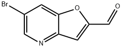 6-Bromofuro[3,2-b]pyridine-2-carbaldehyde Struktur