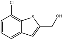 (7-chlorobenzo[b]thiophen-2-yl)Methanol Struktur