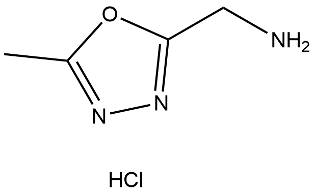 2-(5-Methyl-1,3,4-oxadiazol-2-yl)ethanaMine hydrochloride Struktur