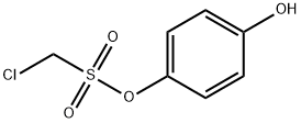 4-Hydroxyphenyl=chloromethanesulfonate Struktur