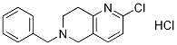 6-N-Benzyl-2-chloro-5,6,7,8-tetrahydro-1,6-naphthyridine HCl Struktur