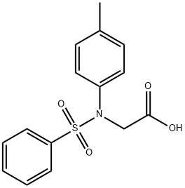 {[(4-methylphenyl)sulfonyl]anilino}acetic acid Struktur