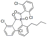 Phosphine oxide, (butylphenyl)bis(2,6-dichlorobenzoyl)- Struktur