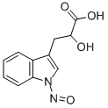 2-HYDROXY-(1-N-NITROSOINDOLE)PROPIONICACID Struktur