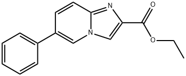 ethyl 6-phenylH-imidazo[1,2-a]pyridine-2-carboxylate Struktur