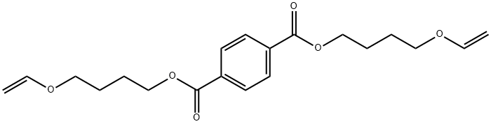 BIS[4-(VINYLOXY)BUTYL]TEREPHTHALATE Struktur