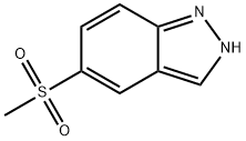 5-(Methylsulfonyl)-1H-indazole Struktur