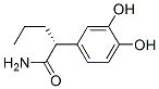 Benzeneacetamide, 3,4-dihydroxy-alpha-propyl-, (R)- (9CI) Struktur