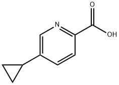 5-cyclopropylpicolinic acid Struktur