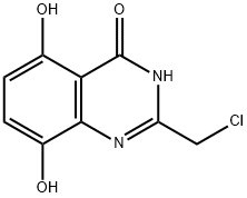 4(1H)-Quinazolinone,  2-(chloromethyl)-5,8-dihydroxy-  (9CI) Struktur