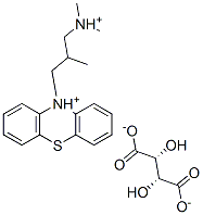 10-[3-(dimethylammonio)-2-methylpropyl]-10H-phenothiazinium [R-(R*,R*)]-tartrate Struktur